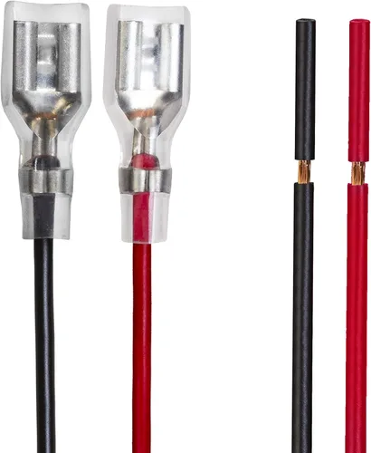 Miniatura 2 de Cable conector de batería de plomo ácido de 12 V, 5 pies, con terminales de tipo F2 de conexión/desconexión rápida de 0.250 pulgadas e insertos