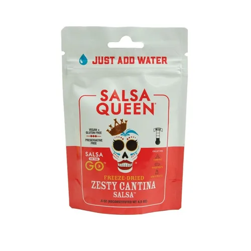Miniatura 23 de Salsa Queen Salsa gourmet de chile rojo liofilizado Ingredientes frescos Vida útil de más de 3 años No necesita refrigeración Vegana