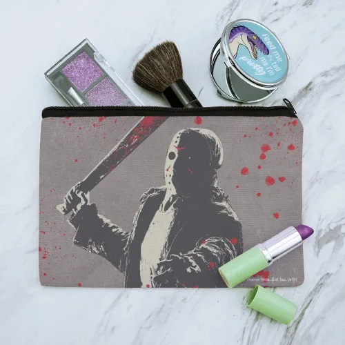 Miniatura 2 de GRAPHICS & MORE Friday the 13th Jason - Bolsa organizadora de maquillaje con personajes