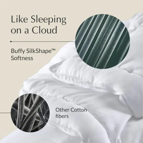 Miniatura 4 de BUFFY Cloud Edredón - Edredón King - Tela de eucalipto - Ropa de cama hipoalergénica - King/Cal King