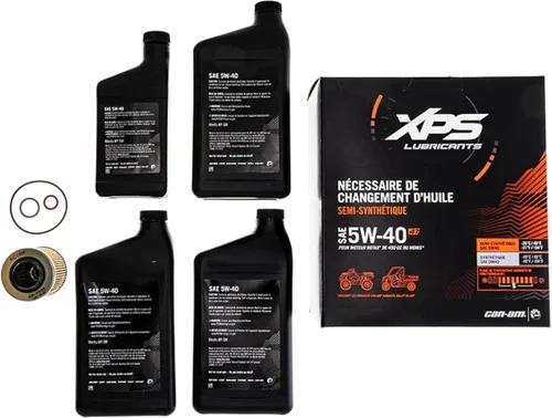 Miniatura 3 de Can-Am Nuevo OEM 4T 5W-40 Mezcla Sintética Kit de cambio de aceite, Rotax 450 cc, 9779256