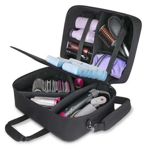 Miniatura 10 de Bolsa de viaje grande para estilista de USA Gear - Estuche para salón de cabello - Interior personalizable con divisores ajustables - Se adapta a