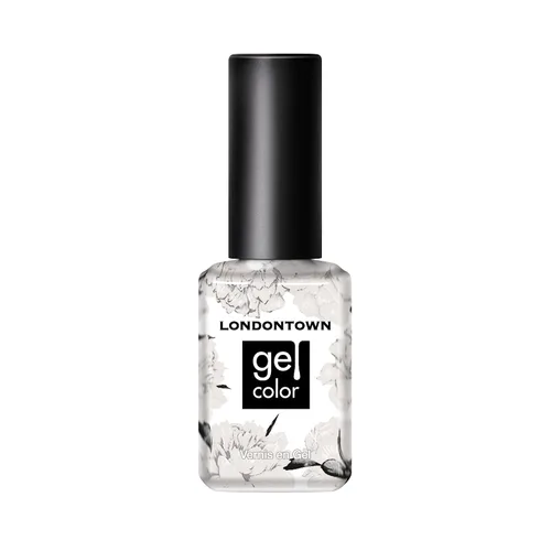 Miniatura 31 de LONDONTOWN Esmalte de uñas de gel UV/LED, de larga duración, resistente al astillado, color de alto brillo, marrón beige natural brillante, 0.4 fl