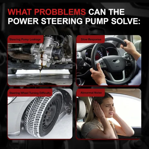 Miniatura 7 de Bomba de dirección asistida con conjunto de depósito de polea compatible con Dodge Ram 2500 3500 2003-2007