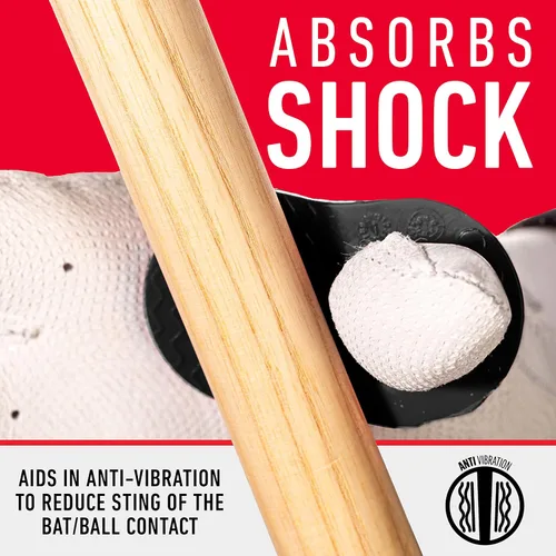 Miniatura 3 de Franklin Sports Entrenador de swing de bate de béisbol - Entrenador de agarre Gator Grip Negro