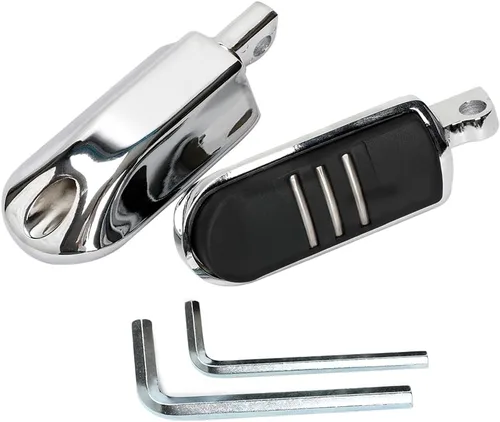 Estriberas para motocicleta, reposapiés ajustable de carretera compatible con Softail Sportster Electra Road Glide Road King Street Glide con