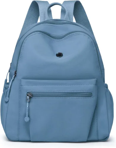 Miniatura 24 de Tanweibago Mini mochilas de nailon para mujer, mochilas pequeñas de 11L para mujer, mochila ligera casual para mujer, mochila de viaje de compras