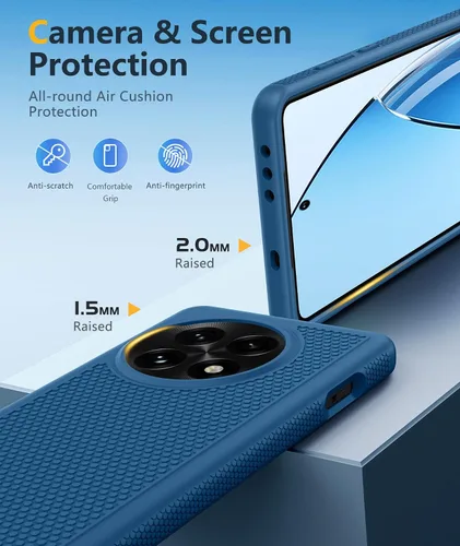Miniatura 493 de FNTCASE Funda para iPhone 17 Pro: Fundas delgadas translúcidas de color azul claro compatibles con MagSafe, protección completa de la cámara