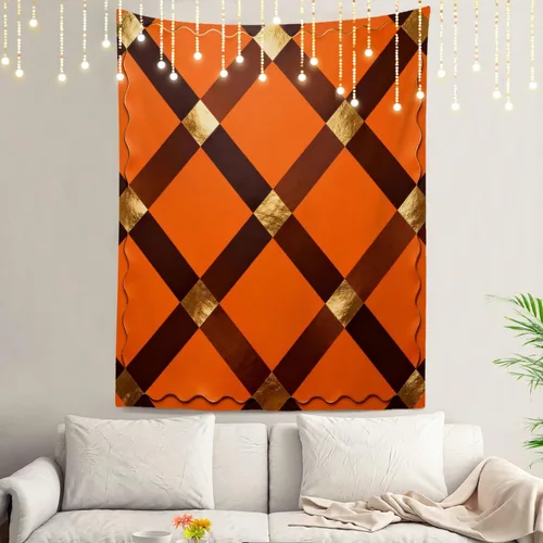 Miniatura 29 de Shrahala Tapiz de pared azul brillante, acuarela azul degradado para colgar en la pared, tapiz grande decorativo de fibra de poliéster, dobladillo