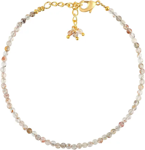 Miniatura 21 de TGH Pulsera de cuentas naturales con piedras preciosas microfacetadas, joyería para ella, cristales curativos energéticos de piedra natal, cadena