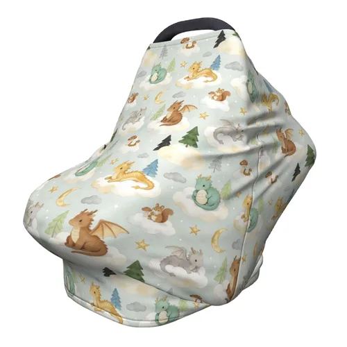 Miniatura 17 de Fundas de asiento de coche de ganso para bebé, toldo multiusos para niños y niñas, funda elástica para asiento de automóvil, regalos de ducha
