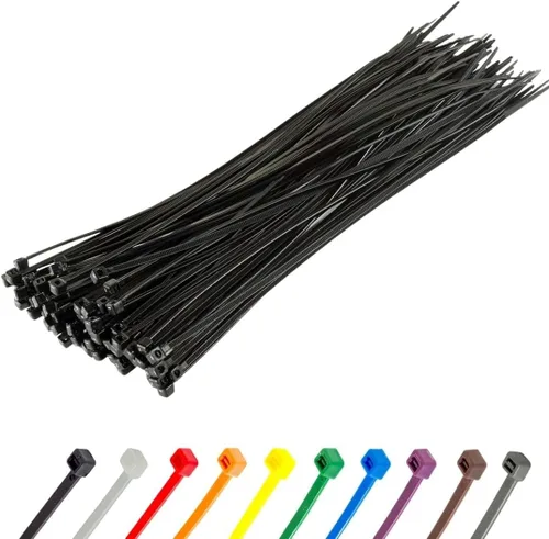 Miniatura 61 de GTSE - Paquete de 100 bridas con cremallera de 20.3 cm, color plateado/gris, 8.06 kg de resistencia, bridas de nailon grises resistentes a los rayos