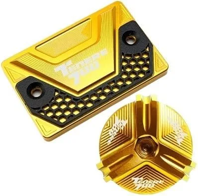 Miniatura 13 de Z Para Yamaha Tenere 700 Tenere700 XTZ T700 2019-2023 Tapa del líquido de freno delantero Tapa del tapón del motor X (Color : EP Gold)