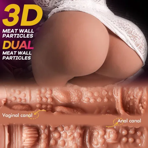 Miniatura 4 de Muñecas sexuales de torso flexible de tamaño real de 36 libras para hombres, juguetes sexuales para adultos con pechos grandes suaves, culo grande