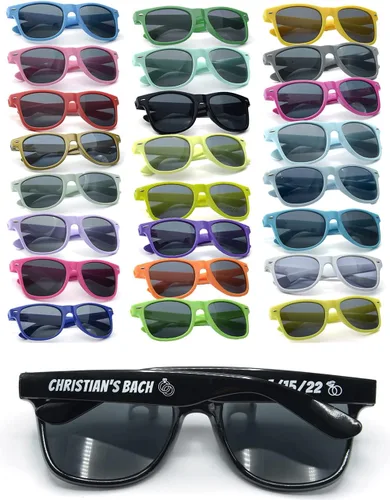 Miniatura 16 de Gafas de sol de fiesta personalizadas, regalos de boda a granel, regalos para invitados, cumpleaños, licenciatura, graduación, novia, novia, Mezclado