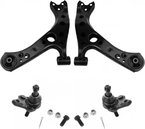 Miniatura 108 de TRQ Brazo de control delantero superior e inferior con rótula juego de 4 piezas compatible con Land Rover Range Rover 2003-2012