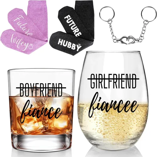 Regalos de compromiso para parejas, regalos de prometido para ella, él recién comprometido, ideas de regalo para mujeres, regalos de compromiso,