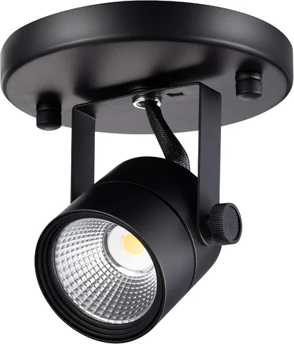 Miniatura 8 de CLOUDY BAY Lámpara de techo LED de montaje empotrado, CRI90+ 9W 3000K 4000K 5000K seleccionable regulable, cabezal de luz de pista de techo