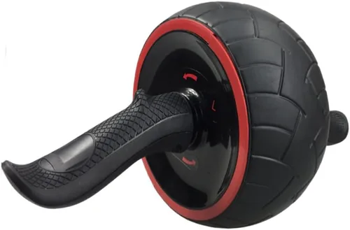 Miniatura 6 de Rueda de rodillo de goma para abdominales con alfombrilla gruesa para entrenamiento muscular silencioso y abdominal, dispositivo de fitness