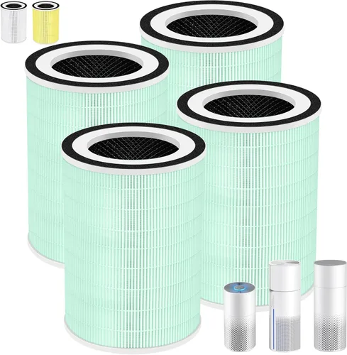 Miniatura 7 de Kilo True HEPA - Filtro de repuesto para purificador de aire Afloia Kilo, Kilo Plus, Kilo PRO, MIRO, MIRO PRO y MORENTO MR-Kilo/Kalo, filtración
