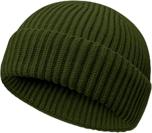 Miniatura 10 de NPQQUAN Gorros de pescador para hombres y mujeres, gorro de punto corto para invierno