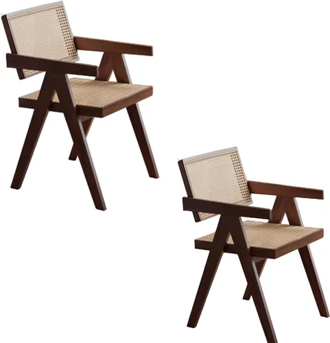 Miniatura 12 de Armless Side Chairs Single Leisure Chair Set, Upholstered Boucle Dining Chairs, Vanity Chair with Curved Backrest and Solid Wood Legs, for Kitchen
