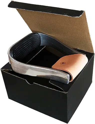 Miniatura 4 de LULUZ Estribo de aluminio occidental, proceso de fundición a presión, la superficie es más brillante y no porosa, estribo de caballo cojín negro