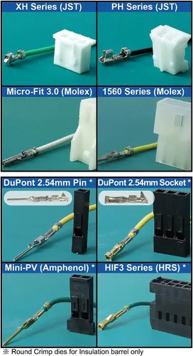 Miniatura 4 de ENGINEER PA-24 Herramienta de alicates de crimpado de microconector de 6.299 in (fabricado en Japón) para las series JST XH, PH, EH y NH, Molex