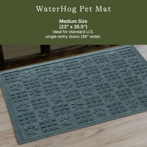 Miniatura 2 de Bungalow Flooring Waterhog - Tapete para puerta, 2 x 3 pies, fabricado en Estados Unidos, duradero y decorativo, antideslizante