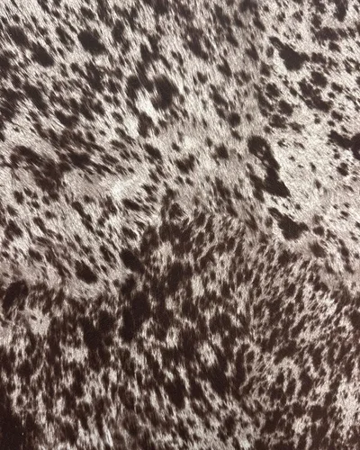 Miniatura 3 de Tela de ante de terciopelo Udder Madness para tapicería con diseño de vaca, 137 cm de ancho, vendida por yardas (Vaca grande marrón)