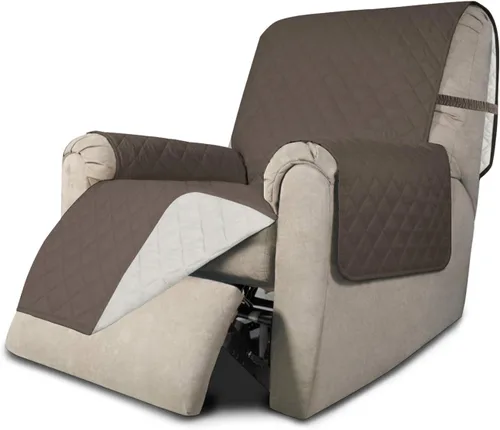 Miniatura 267 de Easy-Going - Funda para sofá, futón y sillón sin reposabrazos, reversible, resistente al agua, para mascotas y niños (azul oscuro/azul claro)