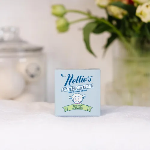 Miniatura 5 de Nellie's Dryerball de lana perfumada – Bergamota perfumada – Fabricado con lana 100% pura de Nueva Zelanda y dura aproximadamente 50 cargas
