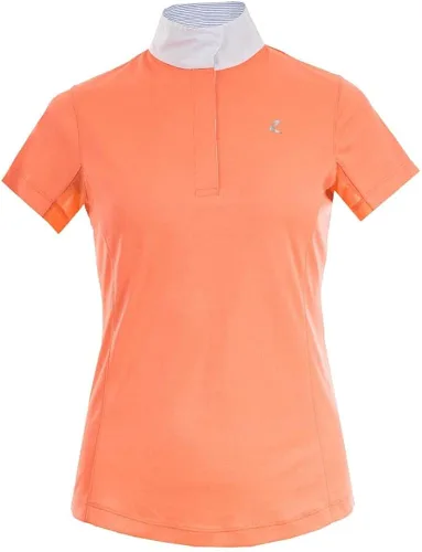 HORZE Blaire - Camisa de manga corta para mujer, color morado oscuro, rosa (Flamingo Pink)