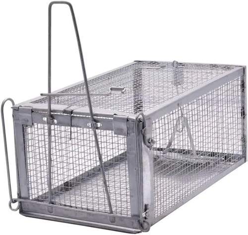 Miniatura 5 de Trampa para ratas de calidad, trampas de jaula de ratones con animales vivos, atrapa y libera ratones, ratas, ardillas, plagas, roedores y plagas