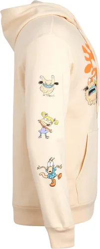 Miniatura 2 de Nickelodeon - Sudadera con capucha para hombre, diseño retro de los años 90 Nick Splat de dibujos animados