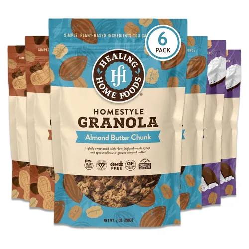 Miniatura 15 de Granola de trozos de mantequilla de almendras con azúcar reducida