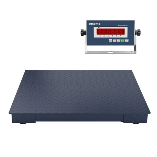 Miniatura 8 de Báscula de suelo resistente de 24 x 24 pulgadas, pesaje de precisión de palés con indicador digital para envío de almacén