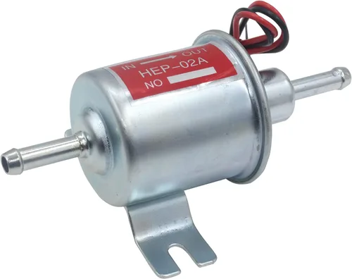 Effoexpart - Bomba de combustible eléctrica universal de 12 V, transferencia de baja presión, 5-9 PSI, gasóleo, diésel, en línea, compatible con