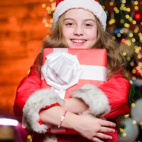 Miniatura 66 de Regalos navideños para niños, niñas adolescentes, mujeres, linda pulsera de cruz para niñas, regalos de Navidad cristianos para mujeres, ideas