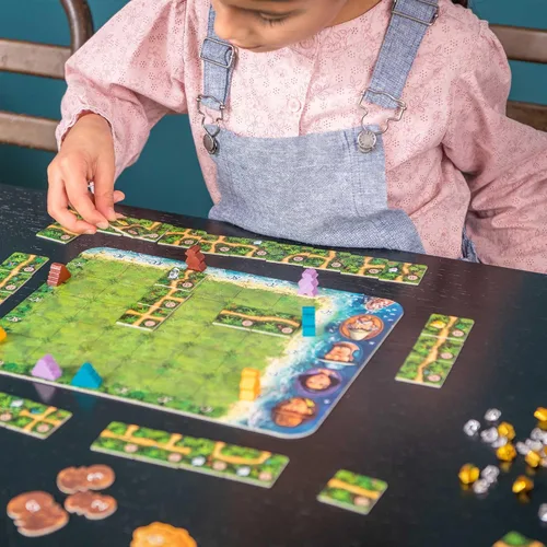 Miniatura 4 de HABA Karuba - Juego de rompecabezas familiar de colocación de fichas de aventura en la jungla - Emocionantes juegos familiares y juegos de mesa