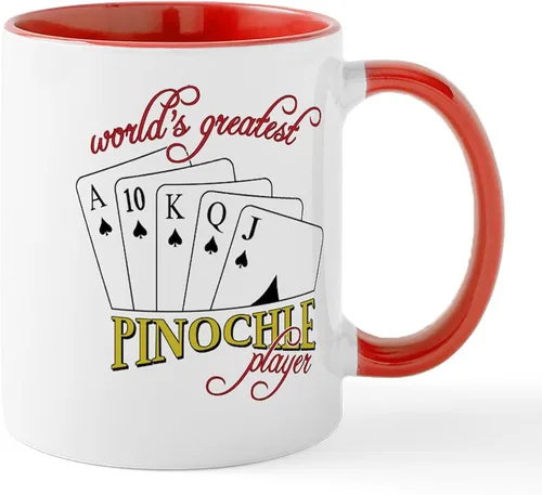 Miniatura 41 de CafePress Euchre Champ Mugs Taza de café de cerámica de 11 oz (11.0 fl oz)