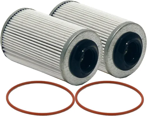 Miniatura 2 de Par de 2 filtros de aceite de motor para Cadillac Chevrolet GMC Oldsmobile Pontiac Saab 9-3 9-4X 9-5 ATS Aurora Camaro Canyon Caprice Colorado CTS