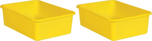 Miniatura 2 de Teacher Created Resources® Contenedor de plástico grande amarillo