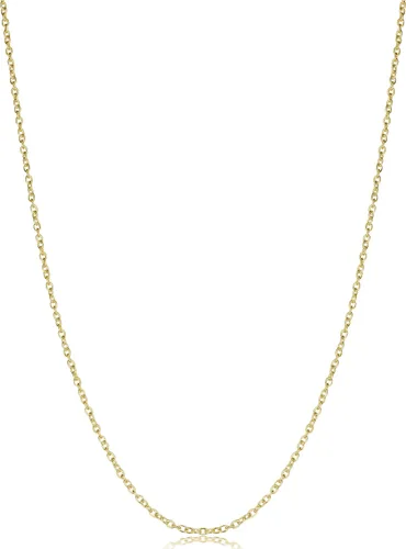 Miniatura 23 de Kooljewelry Collar de plata de ley u oro amarillo sobre plata de ley para mujer (0.047 in, 0.063 in o 0.083 in)