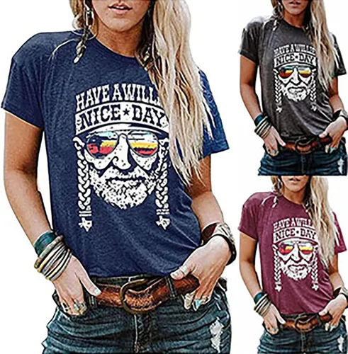 Miniatura 7 de Camiseta de concierto de campo para mujer, camisas gráficas de Nashville, banda de concierto, camisetas informales, camiseta de regalo de música