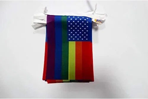 Miniatura 6 de AZ FLAG Señal marítima internacional 42.7 ft BUNTING Flag 40 banderas 9'' x 6'' - Banderas de cuerda del alfabeto náutico 5.9 x 8.3 in