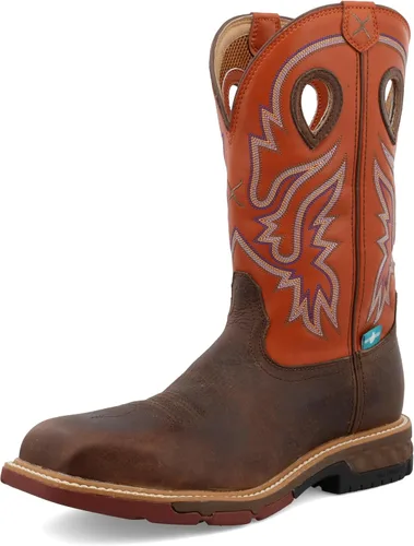 Miniatura 13 de TWISTED X Botas de trabajo occidentales con punta de aleación de 12 pulgadas para hombre con CellStretch