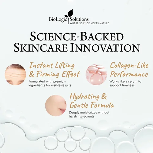 Miniatura 3 de Biologic MaxiLift - Suero de estiramiento facial instantáneo para mujeres, reafirma y suaviza la piel flácida, líneas finas y arrugas, 0.5 onzas