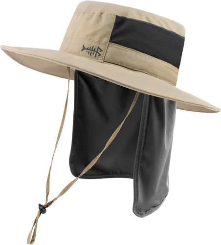 Miniatura 24 de BASSDASH Sombrero de pesca solar UPF 50+ resistente al agua con solapa desmontable para el cuello