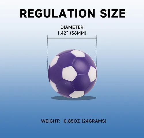 Miniatura 2 de GSE Games & Sports Expert 6/12-Pack Foosball Table Replacement Balls, 36mm(1.42") Tabletop Soccer Football Balls for Foosball Table Accessories